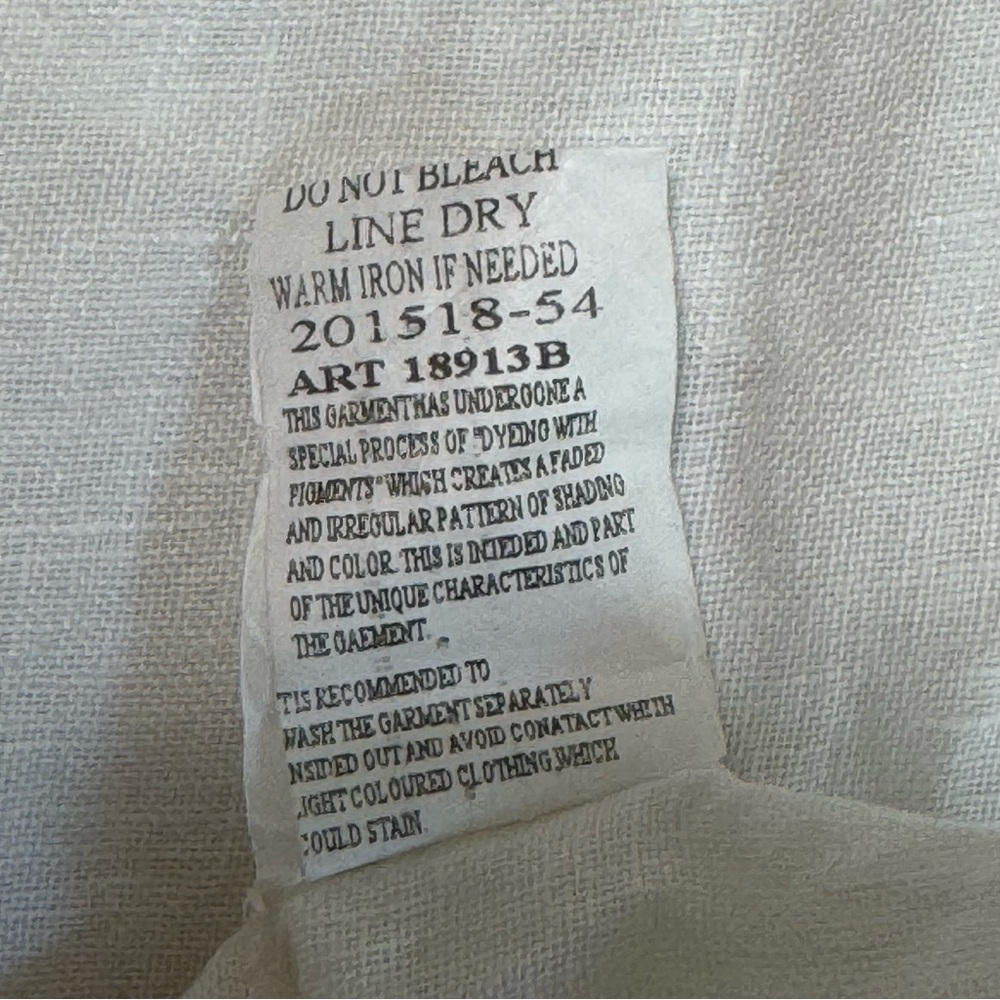 VASNA Made In Italy 100% Linen Oversized Tunic Lagenlook Pocket Dress White XL - Picture 6 of 9